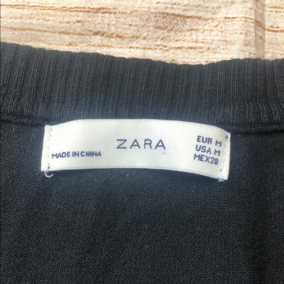Zara Women's Black Crew Neck Sweater 💚 - Picture 2 of 7